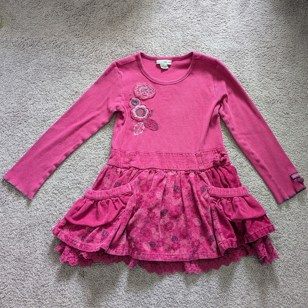 Girls long sleeve dress size 5